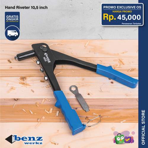 [EZM.5300397] Tang Rivet 10,5 inch / Tembakan Paku Keling / Hand Rivet Benz Werkz