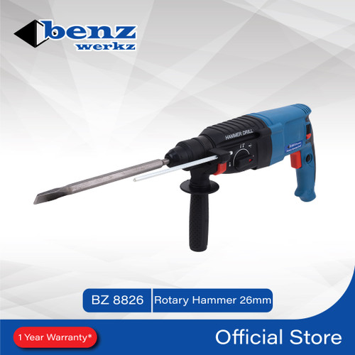 [EZM.5300405] Mesin Bor Bobok Beton Tembok 26 mm / Rotary Hammer Benz Werkz