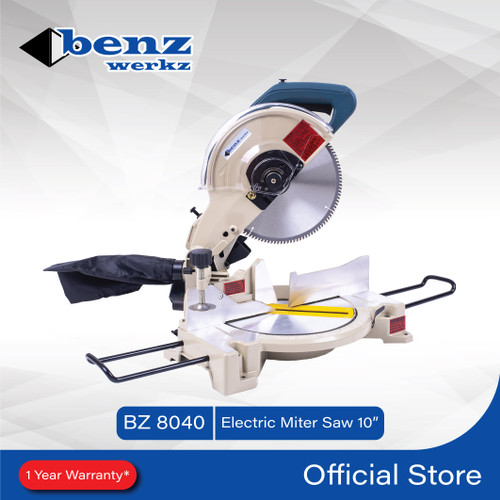 [EZM.5300409] Mesin Gergaji Aluminium 10" 250mm 1650Watt / Miter Saw by BENZ WERKZ