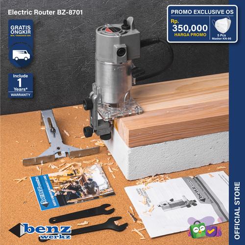 [EZM.5300411] Mesin Profil Router Trimmer Kayu 6mm / Wood Trimmer by BENZ WERKZ