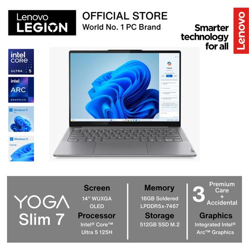 [EZO.2400189] Lenovo Yoga Slim 7 14IMH9 - TOUCH ULTRA 5 125H 16GB 512GB W11 OHS OLED