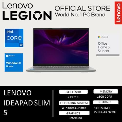 [EZO.2400201] Lenovo Ideapad Slim 5 OLED i7 13620H 16GB 512GB W11+OHS 14.0WUXGA Blit