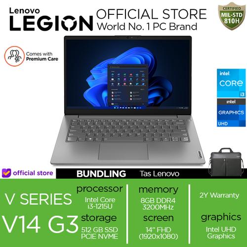 [EZO.2400253] Lenovo V14 Gen 3 IAP i3 1215U 8GB 512SSD DOS 14.0FHD 1YR GREY