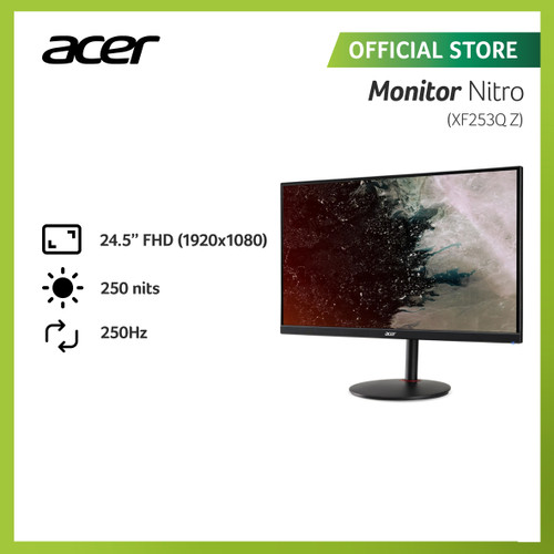 [EZO.2100052] ACER MONITOR GAMING 24.5 INCH NITRO XF253Q Z | FHD 250Hz