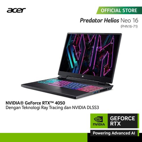 [EZO.2100108] ACER PREDATOR HELIOS NEO 16 PHN16-71-51TN 16" RTX 4050 I5-13450HX 8GB 512GB