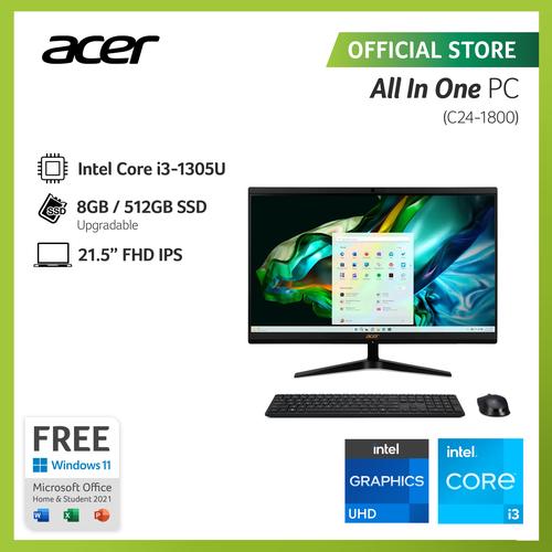 [EZO.2100060] ACER ASPIRE ALL IN ONE C22-1800-I3-512 21.5" I3-1305U 8GB 512GB