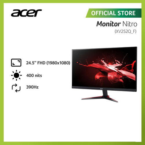 [EZO.2100062] ACER MONITOR NITRO 24.5INCH XV252Q_F | FHD 390HZ ERGO