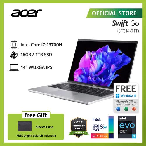 [EZO.2100146] ACER SWIFT GO 14 TOUCH SFG14-71T-77AS 14" i7-13700H 16GB 1TB SSD W11