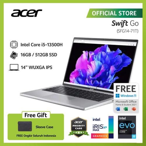 [EZO.2100147] ACER SWIFT GO 14 TOUCH SFG14-71T-51MG 14" i5-13500H 16GB 512GB SSD W11