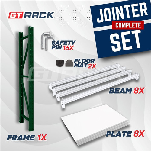 RAK GUDANG BESI GT RACK GT215 1.5 METER 4 SUSUN LEBAR 40 CM P 1.5M