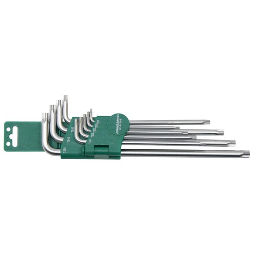 [H16109S] 9 PCS EXTRA LONG STAR ARM HEX KEY SET (MM) (H16109S)