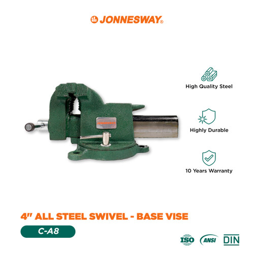 [C-A8] 4" ALL STEEL SWIVEL - BASE VISE (C-A8)