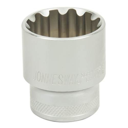 [S68H4127] Jonnesway 1/2" Super Tech Socket (Size : 27MM) - S68H4127