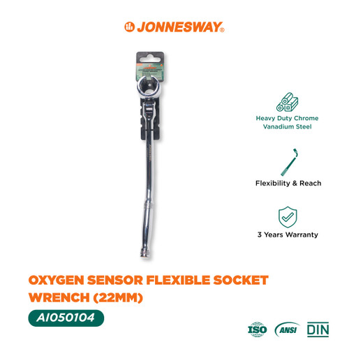 [AI050104] Jonnesway OXYGEN SENSOR FLEXIBLE SOCKET WRENCH (22MM) -AI050104