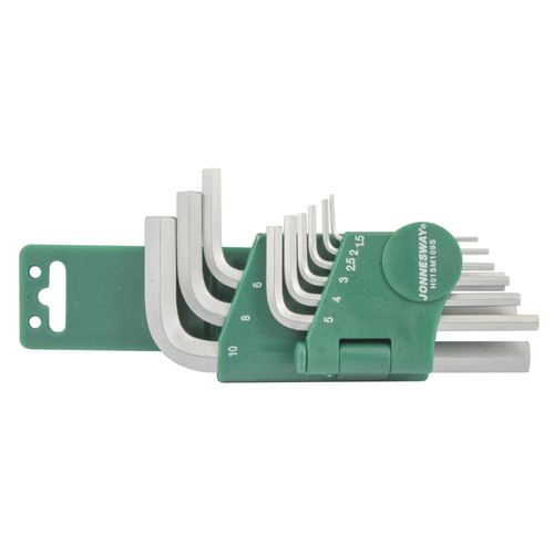 [H01SM109S] Jonnesway 9 Pcs Kunci L Set (Mm) Short Hexagonal - H01SM109S