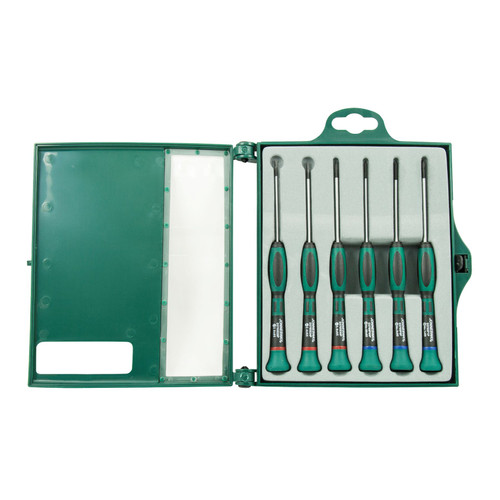 [D3765P06] Jonnesway 6 Pcs Obeng Set Min Screwdrivers Set ( - ) - D3765P06S