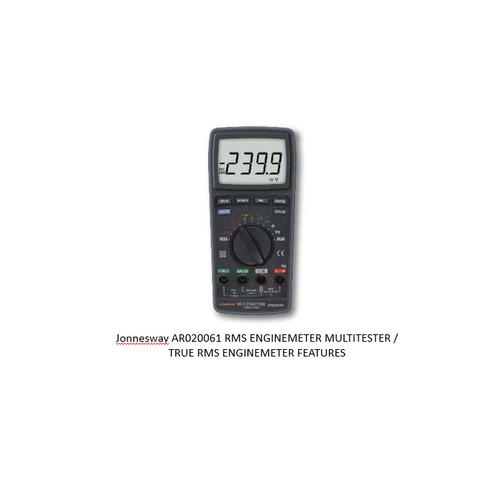 [AR02006] Jonnesway Rms Enginemeter Multitester True Rms - Ar02006