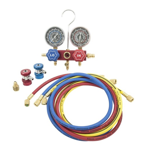 [AR050072] Jonnesway Freon Ac Mobil Tester 36" Metric R134A Manifold - AR050072