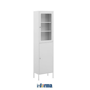 [EZO.0601237] Informa Flins Lemari Arsip Kantor Metal Half Door
