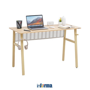 [EZO.0602680] Informa Jared Meja Kantor - Cokelat Oak