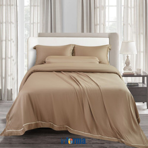 [EZO.0601970] Informa 180X200 cm Set 7 Pcs Seprai King Tencel Luxe Hazel - Cokelat Sprei Seprai Aesthetic Seprei Sheet Set Bed Sheet Aksesoris Tempat Tidur Set Sarung Bantal Sarung Guling