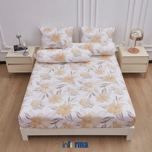 [EZO.0602761] Informa 160X200 cm Set 7 Pcs Seprai Queen Katun Jorge