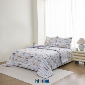 [EZO.0601370] Informa 180X200 cm Set 6 Pcs Seprai Microfiber Tiago