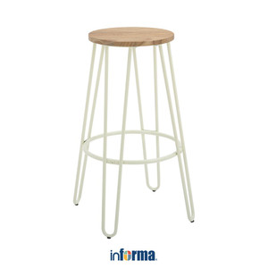 [EZO.0602230] Informa Neo Manley Bangku Bar Bar Stool Kursi Kafe Bartending Furniture Ruang Makan