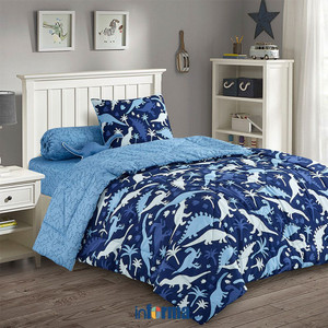 [EZO.0602142] Informa 120X200 cm Set 4 Pcs Seprai Double Katun Lyocell Asuka - Mix Sprei Seprai Aesthetic Seprei Sheet Set Bed Sheet Aksesoris Tempat Tidur Set Sarung Bantal Sarung Guling