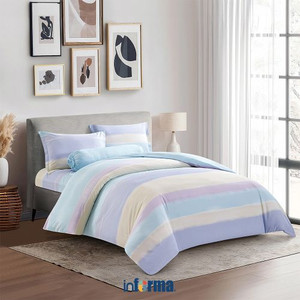 [EZO.0602145] Informa 120X200 cm Set 4 Pcs Seprai Double Lyocell Lyo Fronzo Sprei Seprai Aesthetic Seprei Sheet Set Bed Sheet Aksesoris Tempat Tidur Set Sarung Bantal Sarung Guling