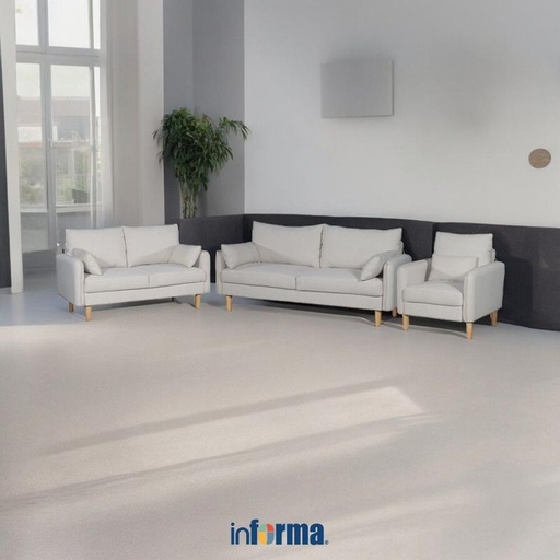 [EZO.0605374] Informa Kimi Sofa Tempat Duduk Empuk Sofa Ruang Tamu Furniture Indoor Rumah Fabric Couch