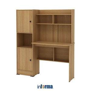 [EZO.0602785] Informa Gio Meja Belajar - Cokelat Oak Euro