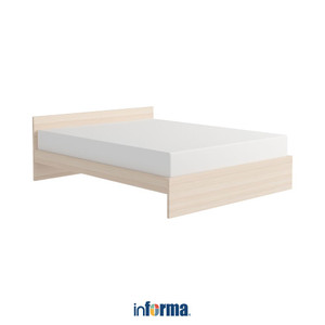 [EZO.0602163] Informa Harvey Meja Rias Dengan Cermin - Krem Beige/Cokelat Walnut Makeup Dresser Vanity Table Furnitur Rumah Meja Dandan Minimalis