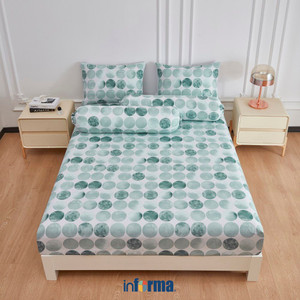 [EZO.0601661] Informa 180X200 cm Set 5 Pcs Seprai King Microfiber Vonda