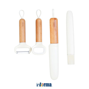 [EZO.0601691] Informa Set 4 Pcs Pearl Peralatan Masak - Krem Beige