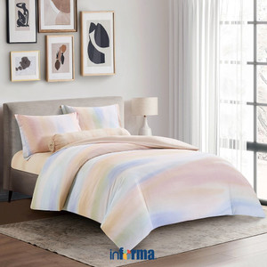 [EZO.0602876] Informa 160X200 cm Set 7 Pcs Seprai Queen Katun Jeanette