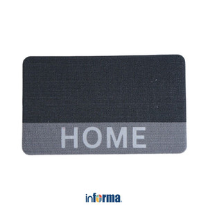 [EZO.0601411] Informa 33X160 cm Table Runner Linen Border - Abu-Abu