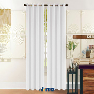 [EZO.0601795] Informa 135X250 cm Set 2 Pcs Gorden Lux Sy2201 - Abu-Abu