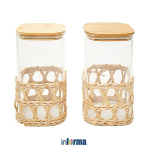 [EZO.0601083] Informa 1.3 ltr Arra Milky Wadah Makanan Dengan Sendok Food Container Kotak Makan Food Grade Serbaguna Tempat Makanan Food Storage Kitchenware