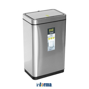 [EZO.0602264] Informa Eko 30 ltr Deluxe Mirage Tempat Sampah Sensor Gerak - Silver Tong Sampah Wadah Pembuangan Alat Kebersihan Indoor Trash Bin