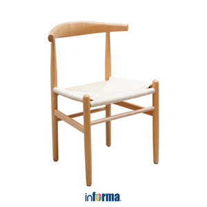 [EZO.0601196] Informa Dayra Kursi Makan - Cokelat Oak Dining Chair Tempat Duduk Ruang Makan Kursi Kafe Restoran