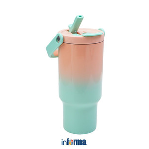 [EZO.0601981] Informa Appetite 946 ml Wojin Botol Minum Vacuum - Orange tempat air minum panas dingin water bottle food grade perlengkapan minum