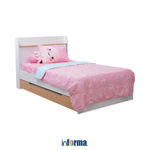 [EZO.0602743] Informa 120X200 cm Set 4 Pcs Seprai Double Anak Microfiber Octopie