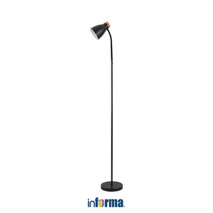 [EZO.0601440] Informa Gia Lampu Lantai - Abu-Abu/Hitam