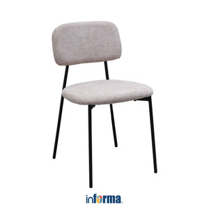 [EZO.0602583] Informa Praise Kursi Makan - Krem Dining Chair Tempat Duduk Ruang Makan Kursi Kafe Restoran