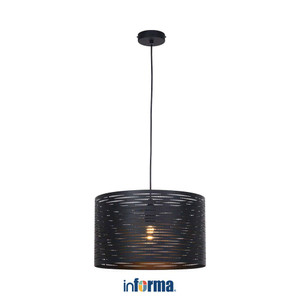 [EZO.0601545] Informa 38X38X23 cm Lenoir Lampu Gantung Hias - Hitam