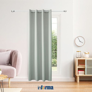 Informa - Informa 210x240 Cm Marshmallow Gorden - Abu-Abu Storm