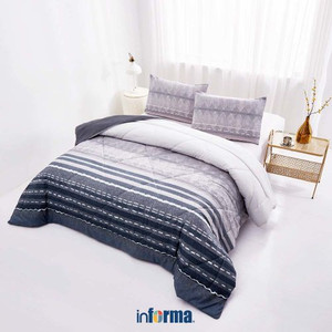Informa - Informa 180x200 Cm Set 6 Pcs Seprai King Microfiber Oliver