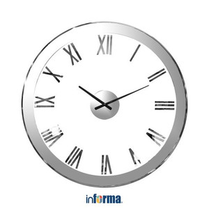 Informa - Informa 68x2.5x68 Cm Jam Dinding Ca02 - Silver