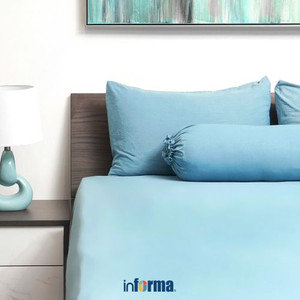 [EZO.0602132] Informa 160X200 cm Set 6 Pcs Seprai Queen Lyocell Floyd Sprei Seprai Aesthetic Seprei Sheet Set Bed Sheet Aksesoris Tempat Tidur Set Sarung Bantal Sarung Guling